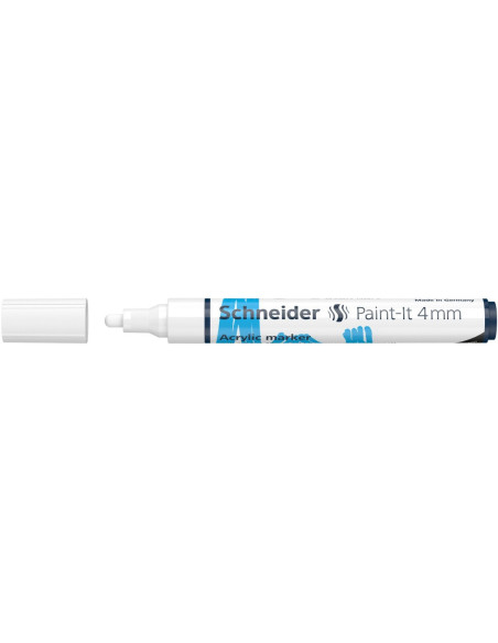 SD-PMK018/ALB-5,Marker cu vopsea acrilica Paint-It 320 4 mm Schneider ALB - Set 5