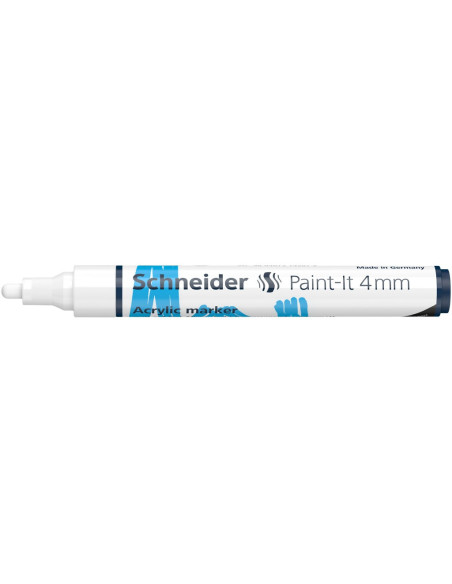 SD-PMK018/ALB-5,Marker cu vopsea acrilica Paint-It 320 4 mm Schneider ALB - Set 5