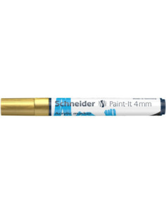 SD-PMK018/AURIU-5,Marker cu vopsea acrilica Paint-It 320 4 mm Schneider AURIU - Set 5