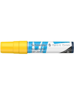 SD-PMK019/GALBEN-5,Marker cu vopsea acrilica Paint-It 330 15 mm Schneider GALBEN - Set 5