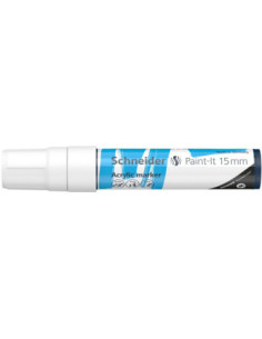 SD-PMK019/ALB-5,Marker cu vopsea acrilica Paint-It 330 15 mm Schneider ALB - Set 5