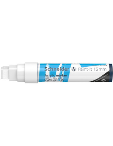 SD-PMK019/ALB-5,Marker cu vopsea acrilica Paint-It 330 15 mm Schneider ALB - Set 5
