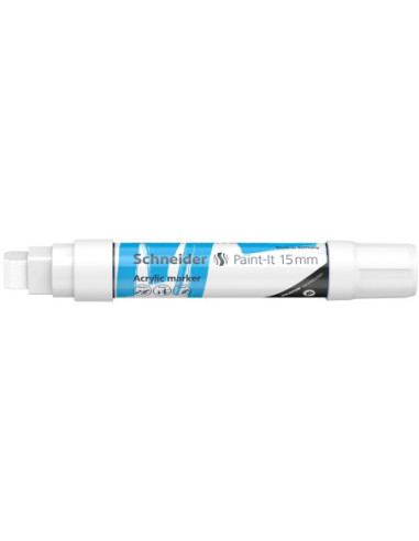 SD-PMK019/ALB-5,Marker cu vopsea acrilica Paint-It 330 15 mm Schneider ALB - Set 5