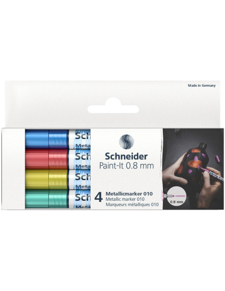 SD-PMK042,Marker metalic Schneider Paint-It 010 0,8 mm 4 buc/set2