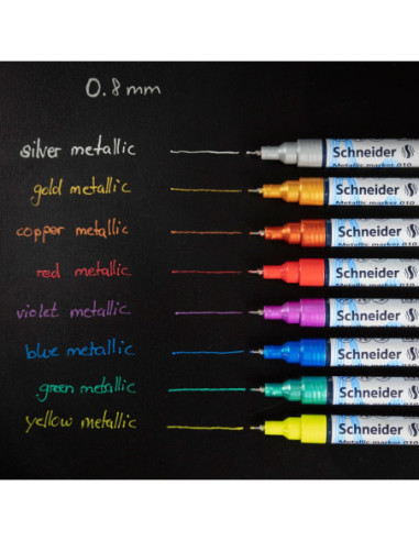 SD-PMK042,Marker metalic Schneider Paint-It 010 0,8 mm 4 buc/set2