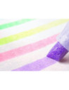 SD-TMK042,Textmarker glitter 5 culori/set Zebra