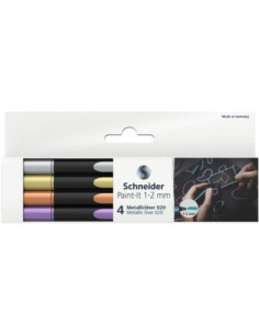 SD-PMK053,Liner metalic Schneider Paint-It 020 1-2 mm 4 buc/set