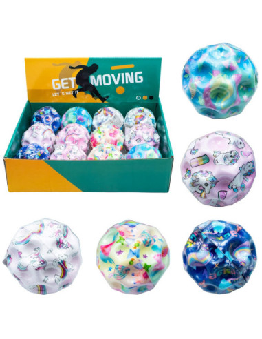 MSE-63UNI-12,Minge Super elastica, 6.3 cm, Unicorn, 12 buc/cutie - Set 12