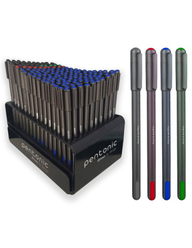 ROB-7024-150-150,Pix Pentonic, 150 buc/display, mina scriere - culori diverse - LINC - Set 150