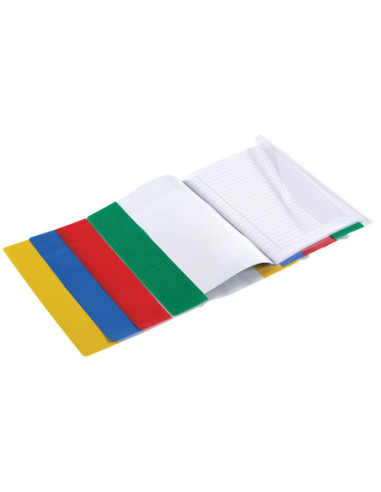 SD-2660,Coperta caiet A5 margine color, 50 bucati