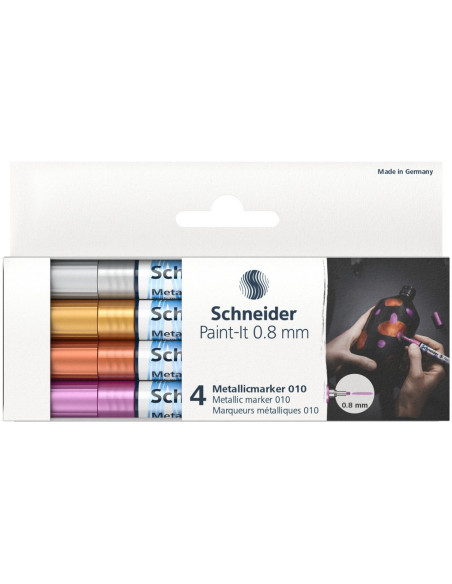 SD-PMK041,Marker metalic Schneider Paint-It 010 0,8 mm 4 buc/set1