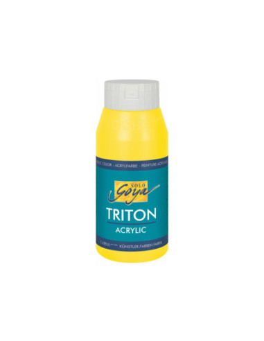 SD-SKP065/GENUINEYELLOWLIGHT,Vopsea acrilica mata Kreul Solo Goya Triton 750 ml GENUINEYELLOWLIGHT