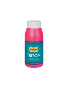 SD-SKP065/FLUORESCENTPINK,Vopsea acrilica mata Kreul Solo Goya Triton 750 ml FLUORESCENTPINK