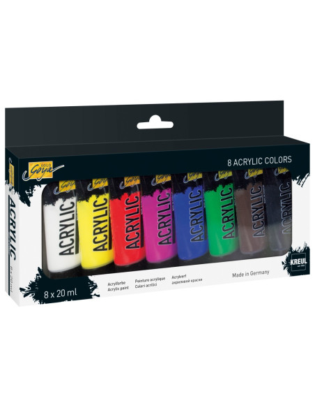SD-SKP141,Vopsea acrilica Solo Goya 20 ml 8/set