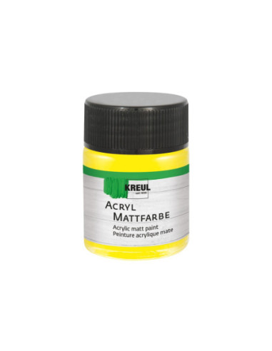 SD-SKP128/YELLOW,Vopsea acrilica mata Kreul 50 ml YELLOW