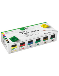 SD-SKP129,Vopsea acrilica mata Kreul Basic 20 ml 6/set