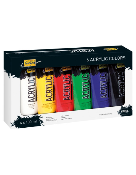SD-SKP140,Vopsea acrilica Solo Goya 100 ml 6/set