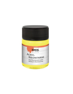 SD-SKP132/NEONYELLOW,Vopsea acrilica neon Kreul 50 ml NEONYELLOW