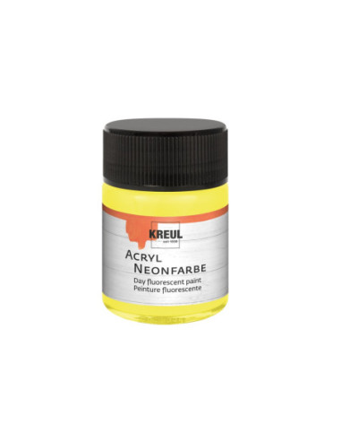 SD-SKP132/NEONYELLOW,Vopsea acrilica neon Kreul 50 ml NEONYELLOW