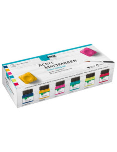 SD-SKP130,Vopsea acrilica mata Kreul Color 20 ml 6/set