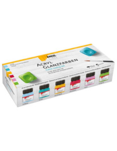 SD-SKP137,Vopsea acrilica lucioasa Kreul Color 20 ml 6/set