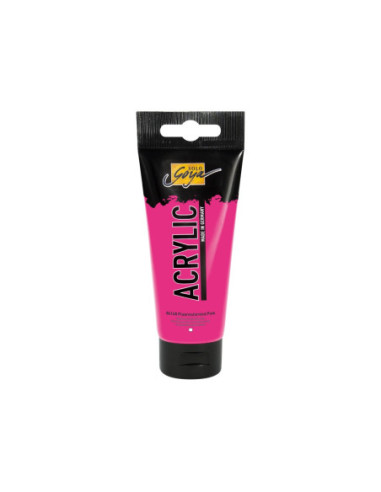 SD-SKP269/FLUORESCENTPINK,Vopsea acrilica Solo Goya Fluorescent 100 ml FLUORESCENTPINK