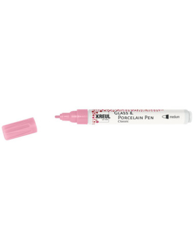 SD-SKP248/ROSE,KREUL Glass & Porcelain Pen Classic medium ROSE