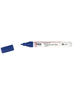 SD-SKP248/ROYALBLUE,KREUL Glass & Porcelain Pen Classic medium ROYALBLUE