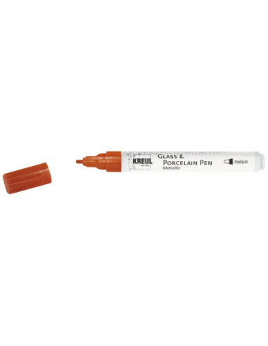 SD-SKP249/COPPER,KREUL Glass & Porcelain Pen Metallic medium COPPER