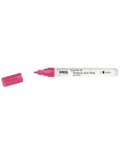 SD-SKP249/PINKMETALLIC,KREUL Glass & Porcelain Pen Metallic medium PINKMETALLIC