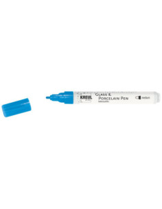 SD-SKP249/LIGHTBLUEMETALLIC,KREUL Glass & Porcelain Pen Metallic medium LIGHTBLUEMETALLIC