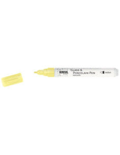 SD-SKP249/YELLOWMETALLIC,KREUL Glass & Porcelain Pen Metallic medium YELLOWMETALLIC