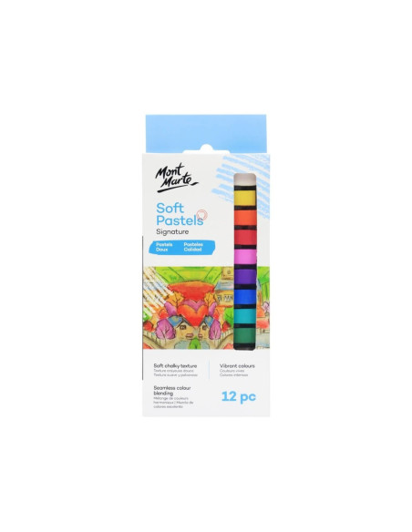 SD-SKR521,Pastel soft Mont Marte 12 buc