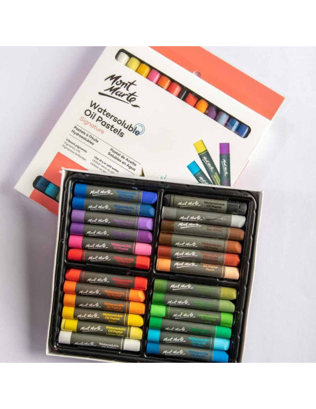 SD-SKR512,Pastel ulei solubil Mont Marte 24 buc/set