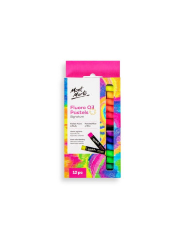 SD-SKR514,Pastel ulei fluoro Mont Marte 12 buc/set