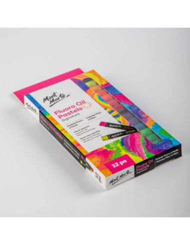 SD-SKR514,Pastel ulei fluoro Mont Marte 12 buc/set