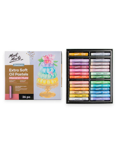 SD-SKR517,Pastel ulei extra fin nuante pastelate Mont Marte 26 buc/set