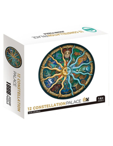 Q1008,Puzzle carton, in cutie, Zodiac, 1000 piese