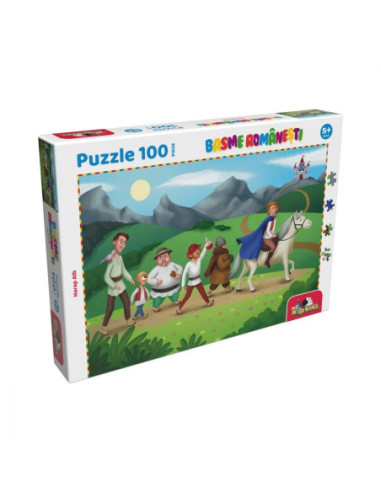 INT5908,Noriel Puzzle, 100 piese - Harap Alb - Colectia Basme Romanesti