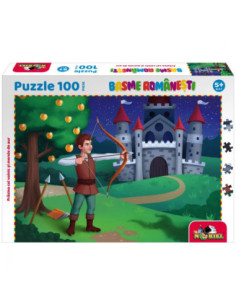INT5861,Noriel Puzzle, 100 piese - Praslea cel voinic - Colectia Basme Romanesti