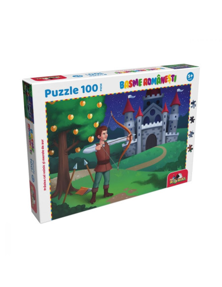 INT5861,Noriel Puzzle, 100 piese - Praslea cel voinic - Colectia Basme Romanesti