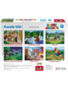 INT5885,Noriel Puzzle, 100 piese - Punguta cu doi bani - Colectia Basme Romanesti