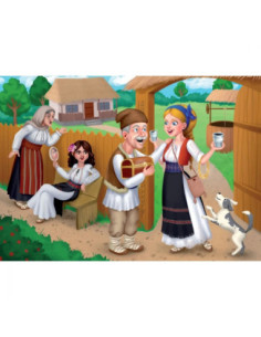 INT5854,Noriel Puzzle, 100 piese - Fata babei fata mosneagului - Colectia Basme Romanesti 2