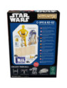 GLT8580,Star Wars - Macheta de asamblat, C-3PO & R2D2, 110+ piese din lemn - WOOD WORX