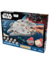 GLT8528,Star Wars - Macheta de asamblat, Millenium Falcon, 80+ piese din lemn - WOOD WORX