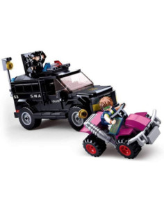 M38-B0653,Set de constructie Police, 293 piese, Unitatea S.W.A.T. - Sluban 2