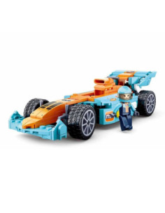 M38-B0763,Set de constructie Racing Team, 221 piese, Echipa de curse - Sluban 2