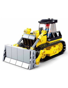 M38-B00802,Set de constructie Town, 231 piese, Buldozer - Sluban 2