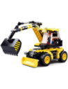 M38-B0805,Set de constructie Town, 196 piese, Excavator pe roti - Sluban