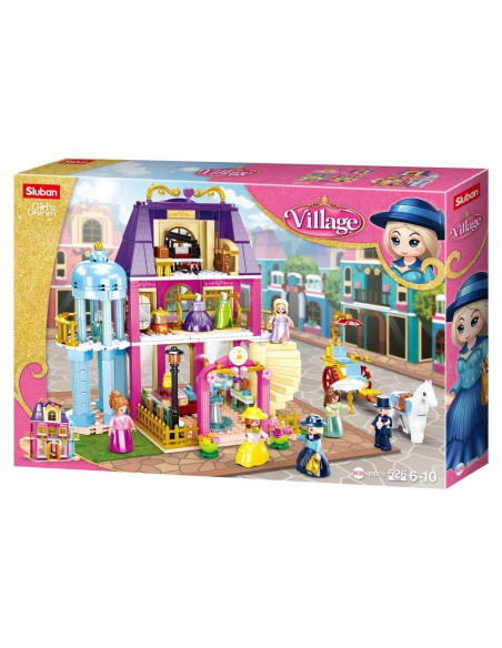 M38-B0876,Set de constructie Girl's Dream, 526 piese, Centrul Comercial - Sluban